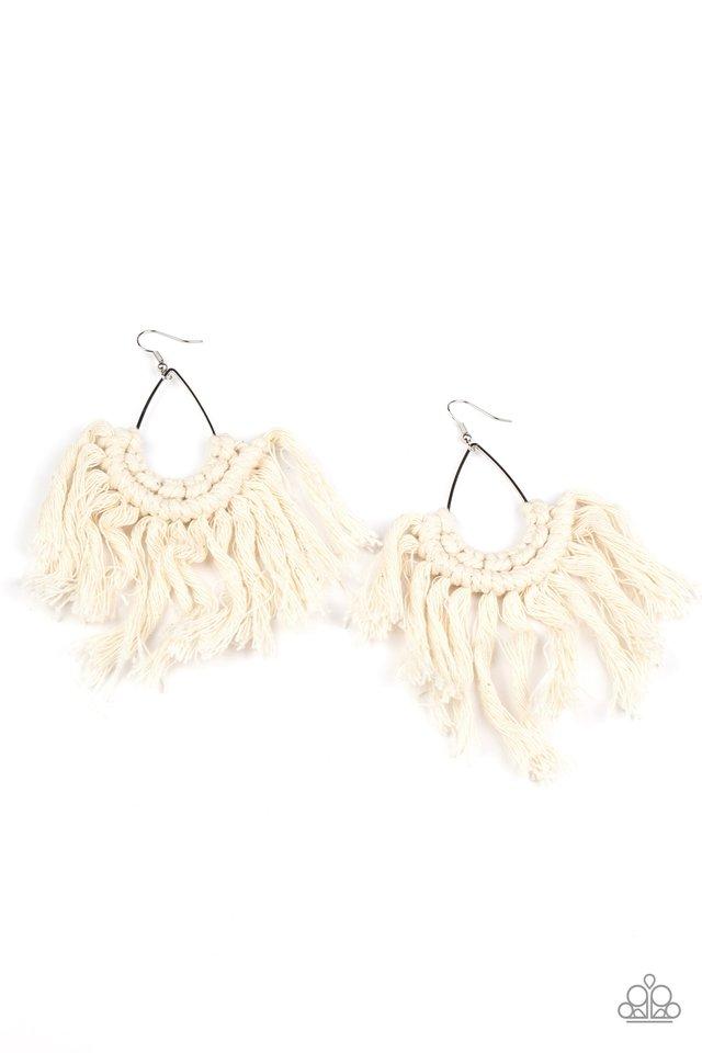 Wanna Piece of MACRAME Silver / White