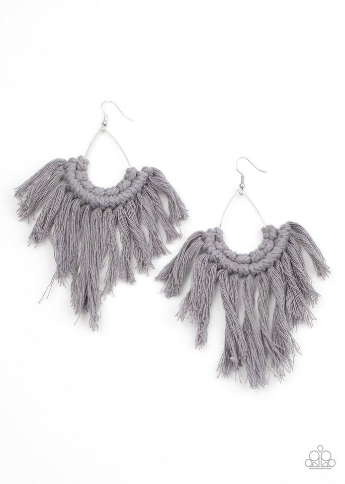 Wanna Piece of MACRAME Silver / White