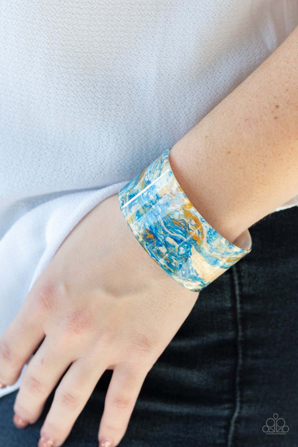 Marbled Mystique - Blue Multi